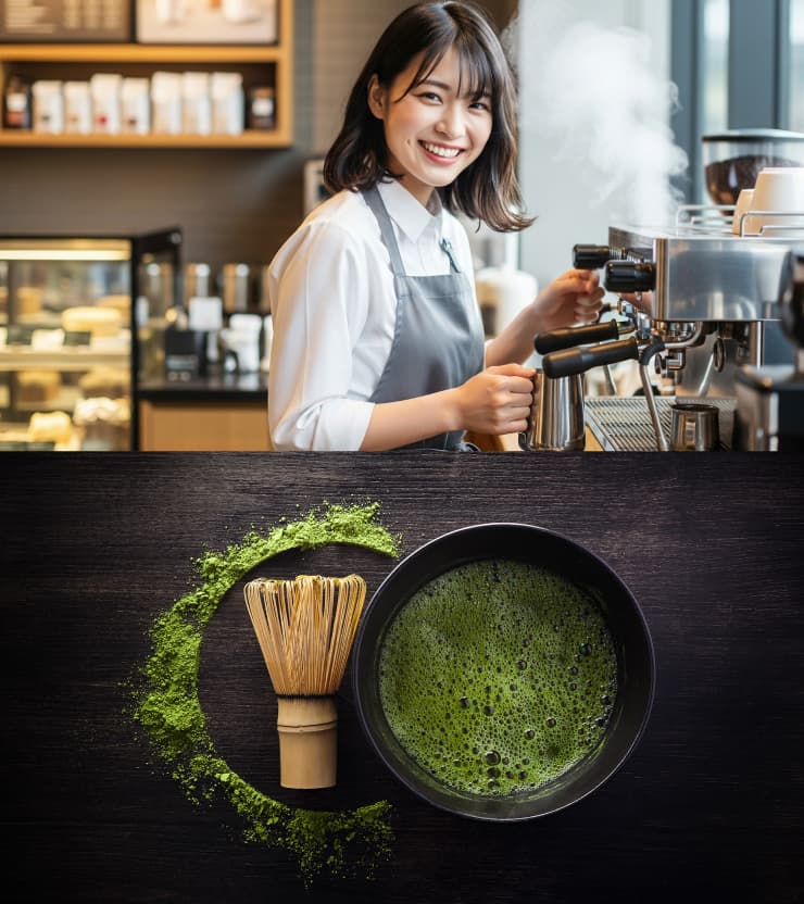 カフェ,抹茶